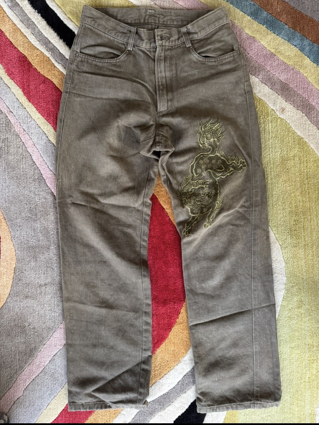 Jean Paul Gaultier Jean Paul Gautier Objet Lion Denim Size US 28 / EU 44 - 1 Thumbnail