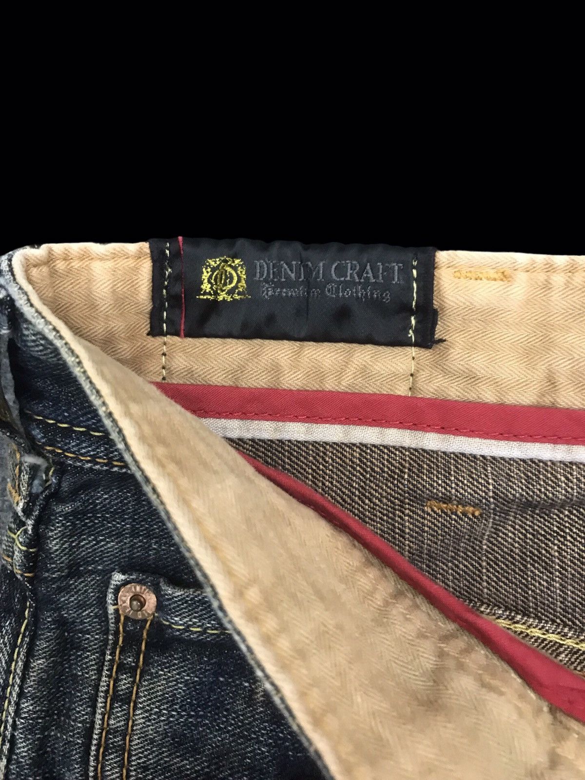 Japanese Brand 💥RELAXED💥VERY RARE DENIM CRAFT RUSTY FADES DENIM F433 Size US 31 - 9 Thumbnail
