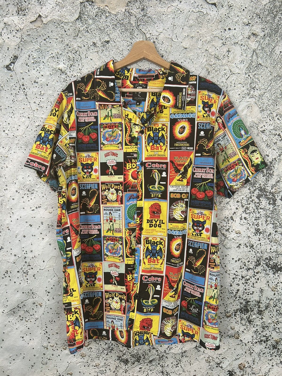 Vintage Vintage Crazy Shirt Summer Comics Hype Streetwear Y2K Size US M / EU 48-50 / 2 - 1 Thumbnail