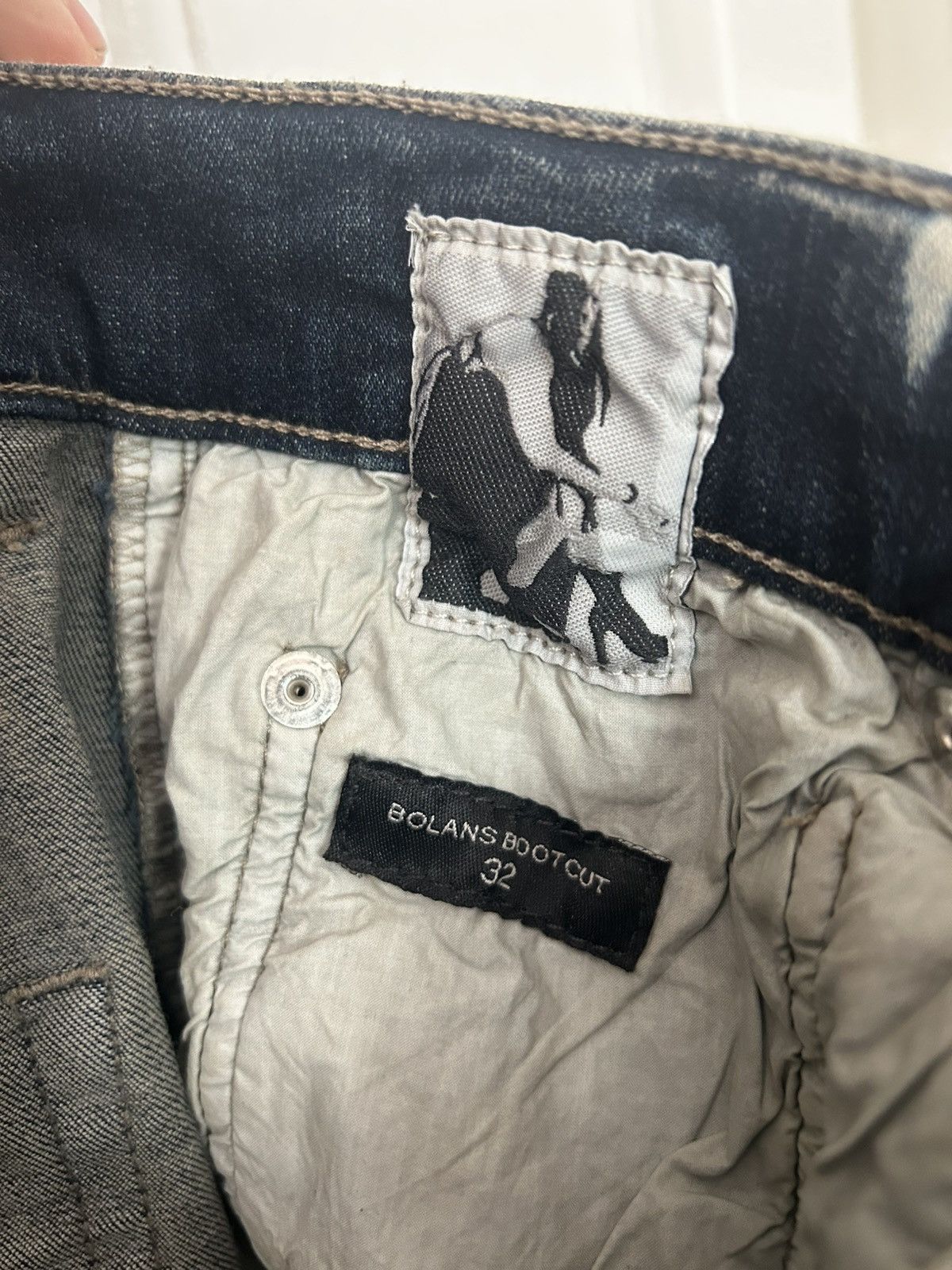 Rick Owens RICK OWENS DRKSHDW BOLAN BOOTCUT SKY Size US 32 / EU 48 - 5 Thumbnail