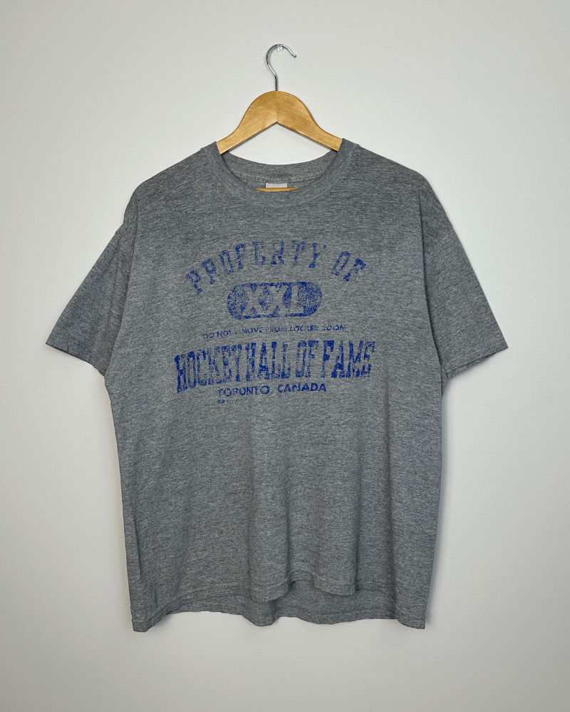 Vintage Vintage Property of Hockey Hall of Fame NHL T-Shirt - Large Size US L / EU 52-54 / 3 - 4 Thumbnail