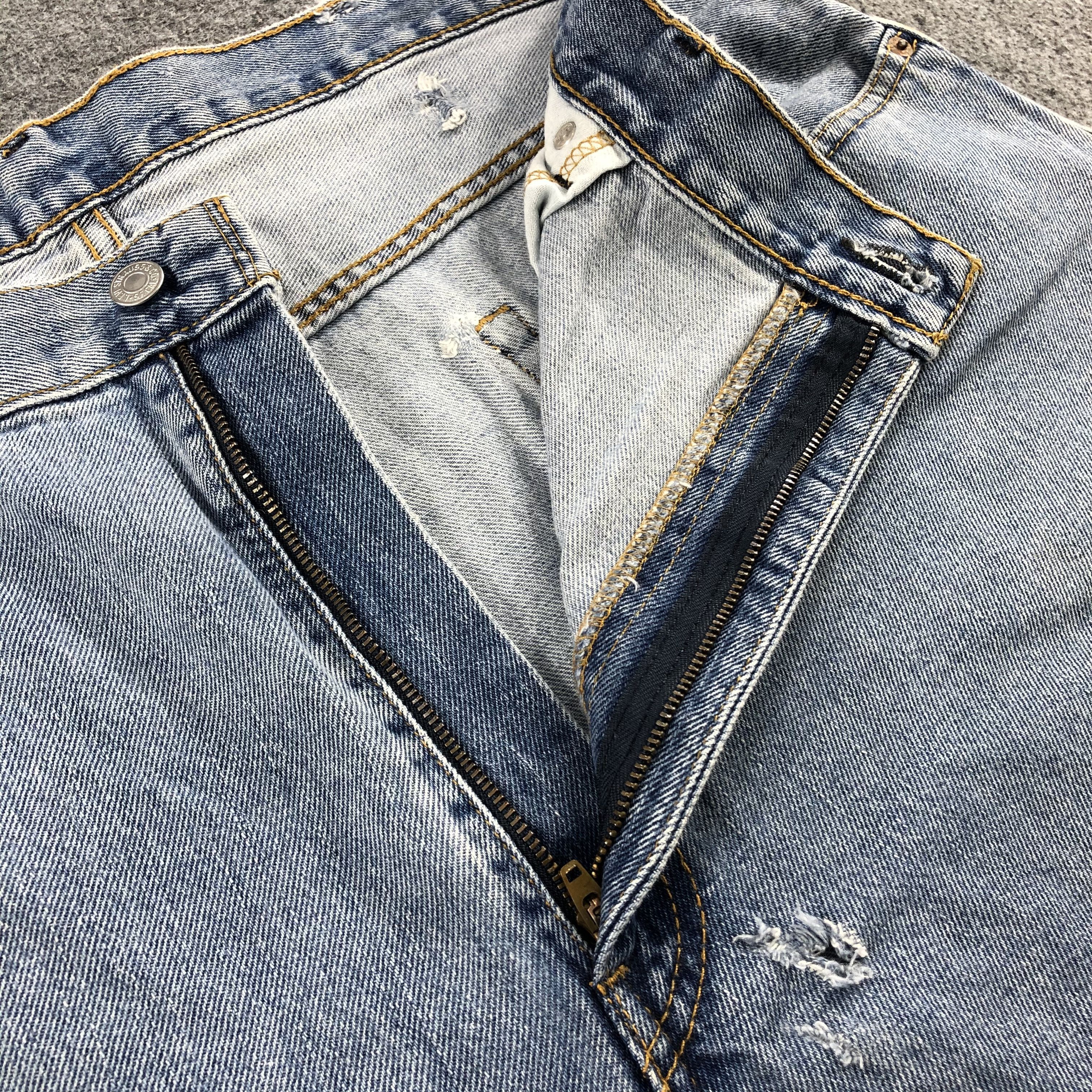 Levi's Vintage Blue Wash Levis 550 Jeans-J1719 Size US 42 / EU 58 - 15 Thumbnail