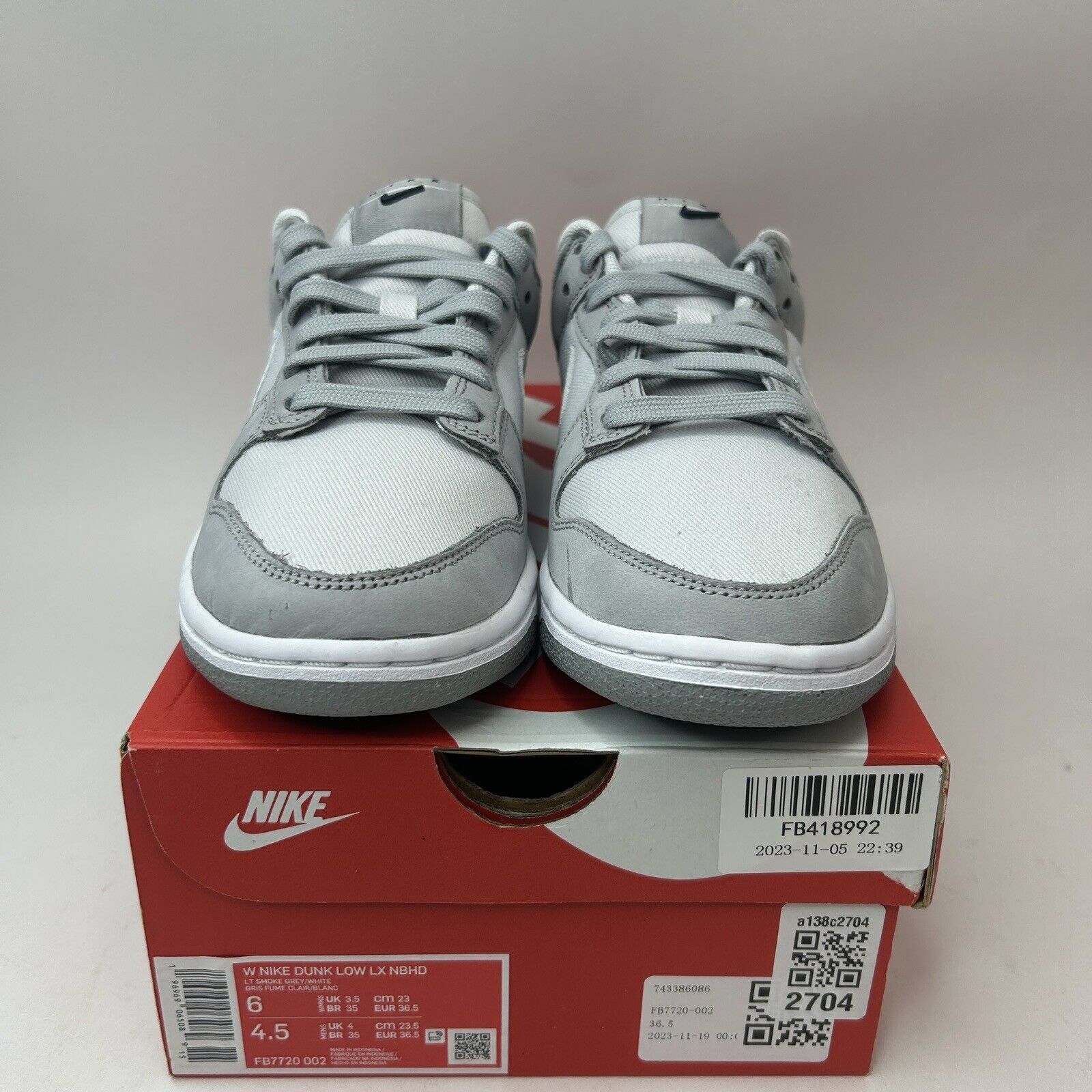 Nike Nike Dunk Low LX WMNS “Light Smoke Grey” 2023 Size US 6 / IT 36 - 2 Thumbnail