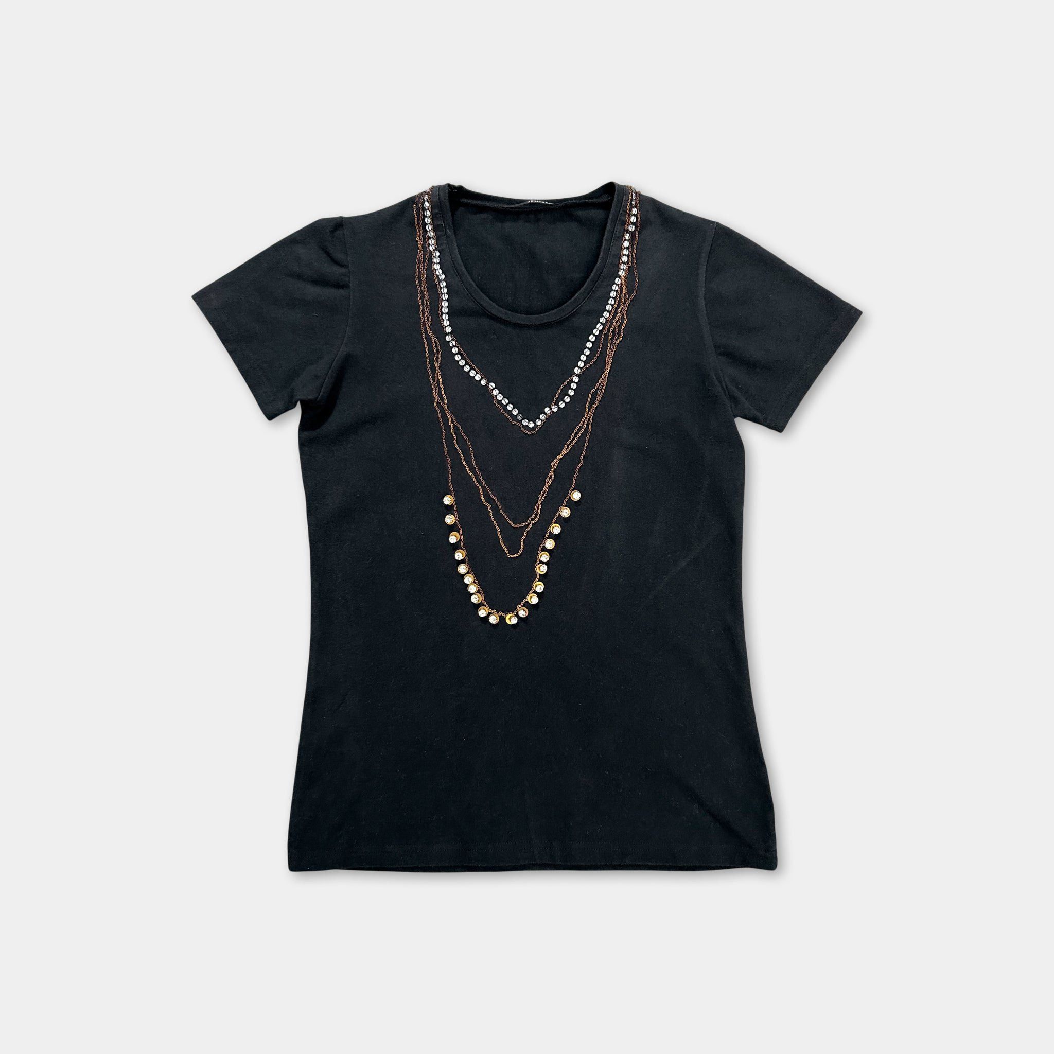 Other Armand Basi Rhinestone Chains Tee Size US S / EU 44-46 / 1 - 1 Thumbnail