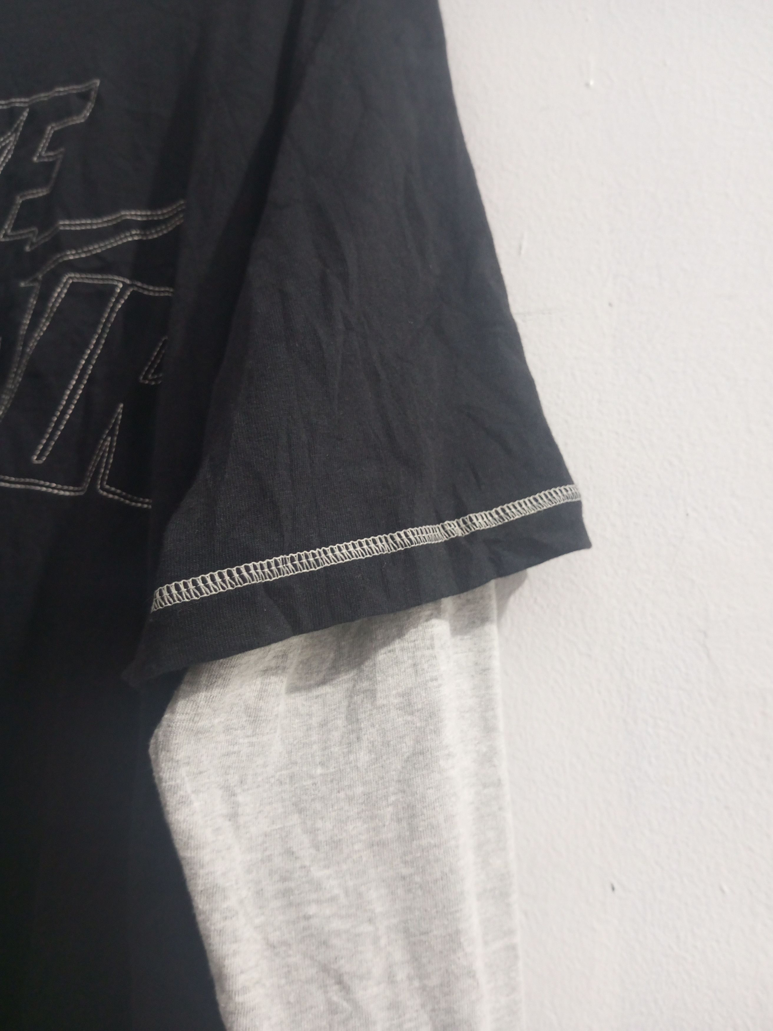 Nike × Vintage Vintage y2k nike double layer long sleeve tshirt Size US L / EU 52-54 / 3 - 7 Thumbnail