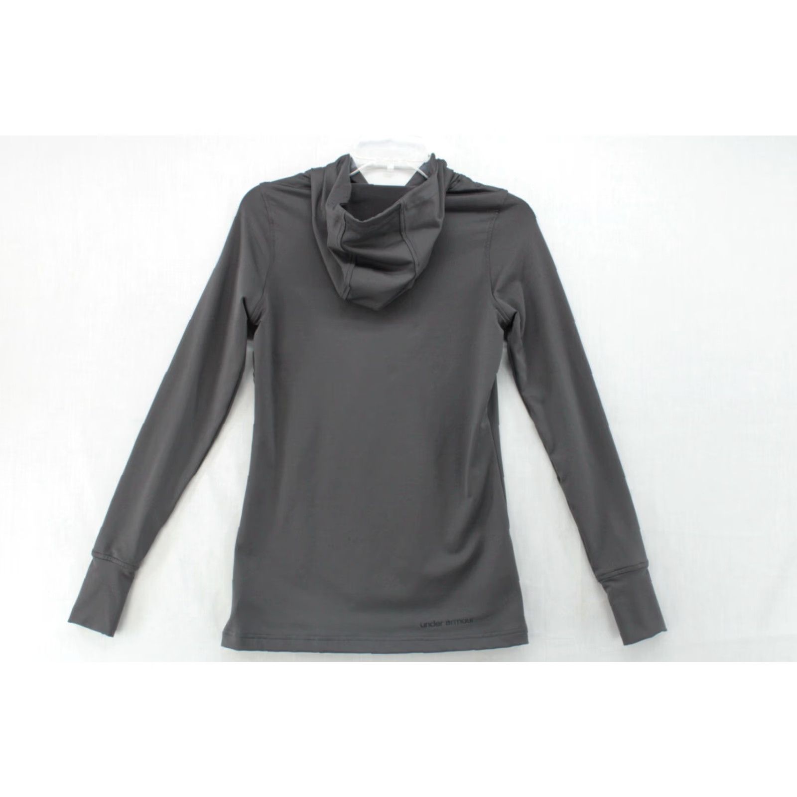 Under Armour Under Armour Hoodie Womans Small Gray Fitted Cold Gear Pullover Woven Gym Training Size S / US 4 / IT 40 - 5 Thumbnail