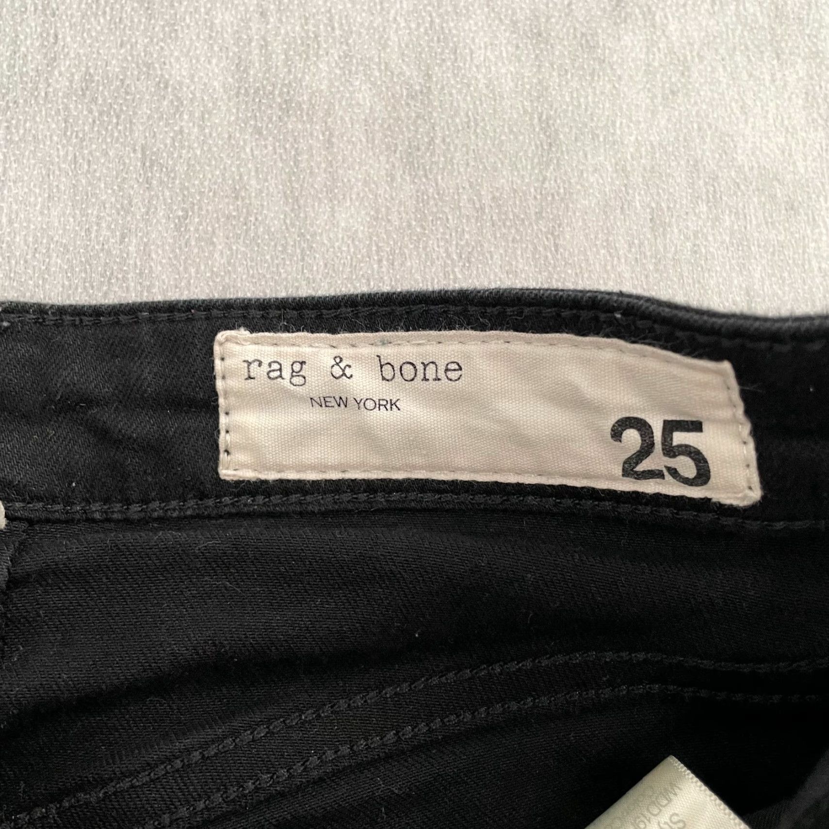 Rag & Bone rag & bone pants womens 25 black jeans nina high rise skinny stretch logo ladies Size 42" / US 20 - 5 Thumbnail