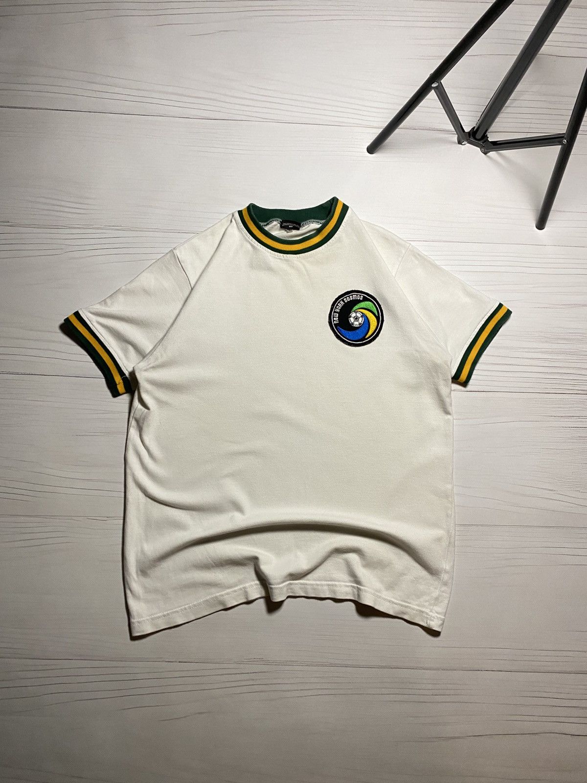 Toffs Vintage Toffs New York Cosmos 1976 home football jersey y2k Size US M / EU 48-50 / 2 - 1 Thumbnail