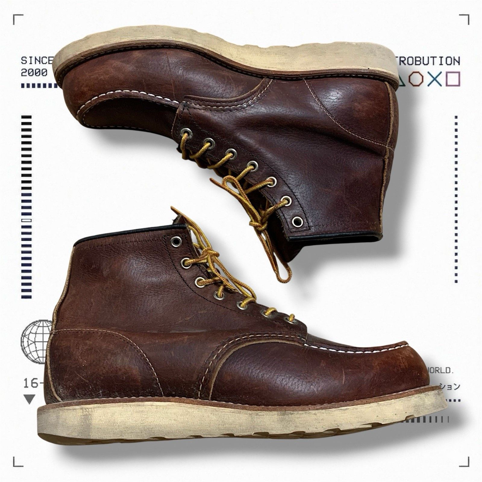 REDWING US7 ブーツ Red Wing × Woolrich Woolen Mills Red Wing Heritage Lumberjack 9004