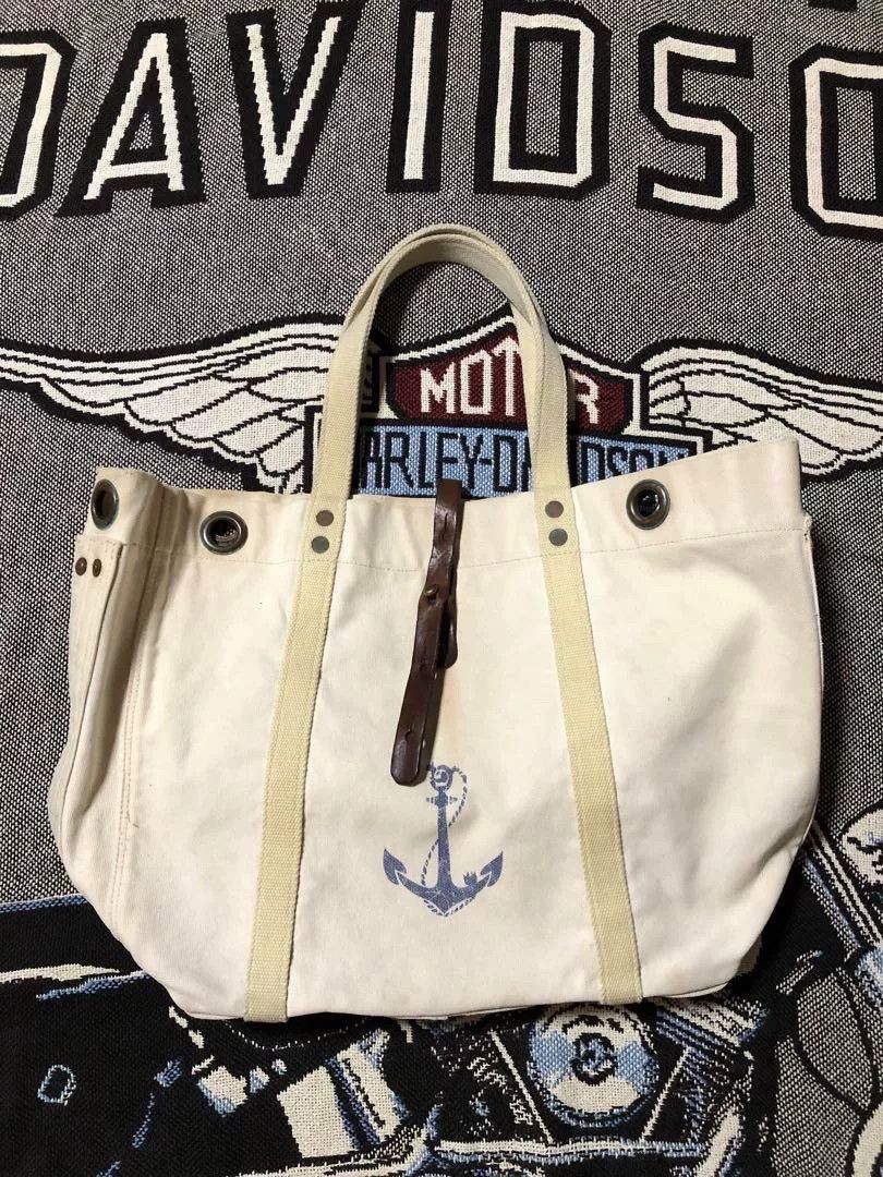 RRL Ralph Lauren RRL Vintage Canvas Nautical Tote Bag Size ONE SIZE - 1 Thumbnail