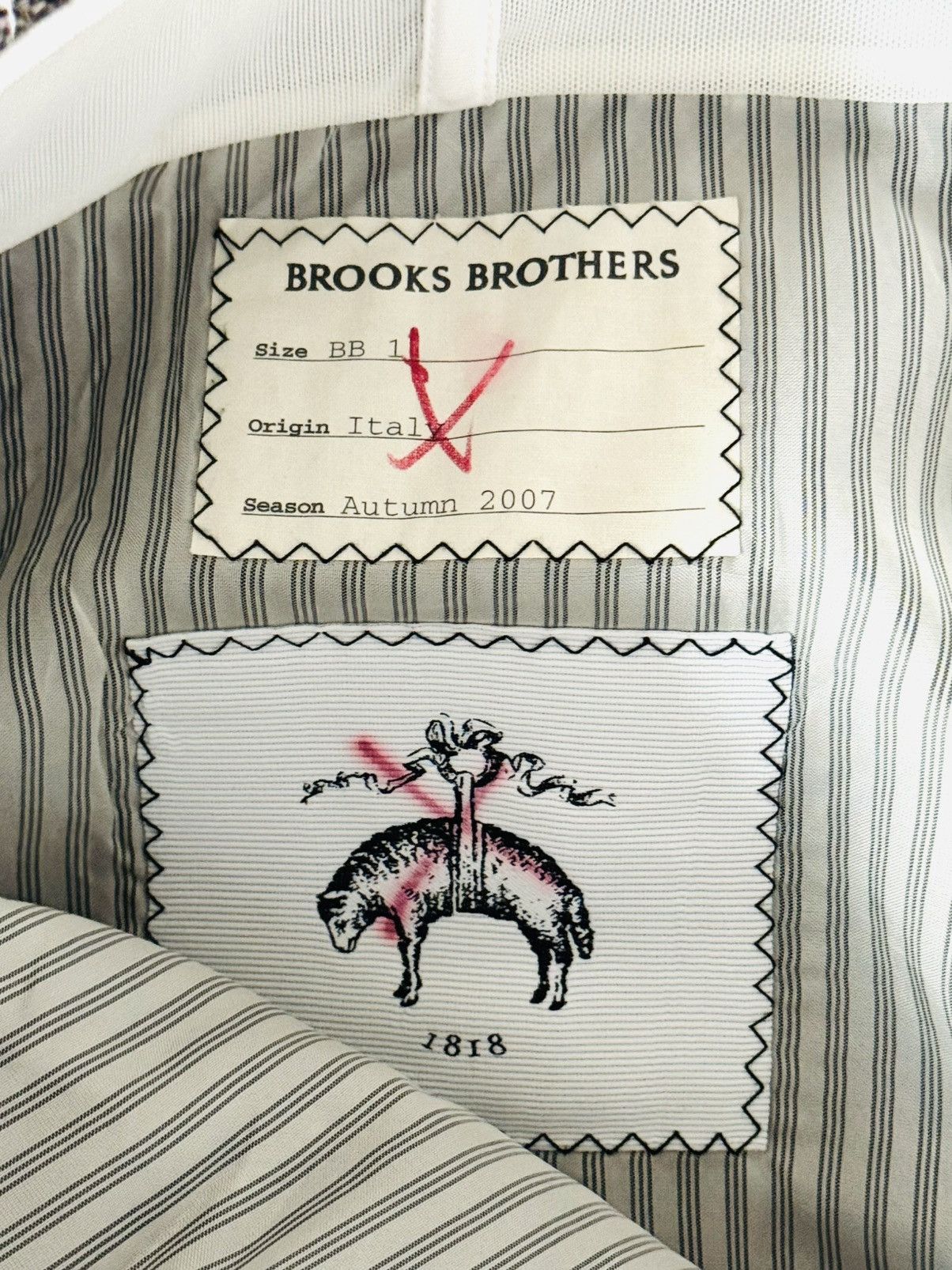 Black Sheep Black Sheep by Thom Browne for brooks brothers gray skirt Size 24" / US 00 / IT 34 - 7 Thumbnail