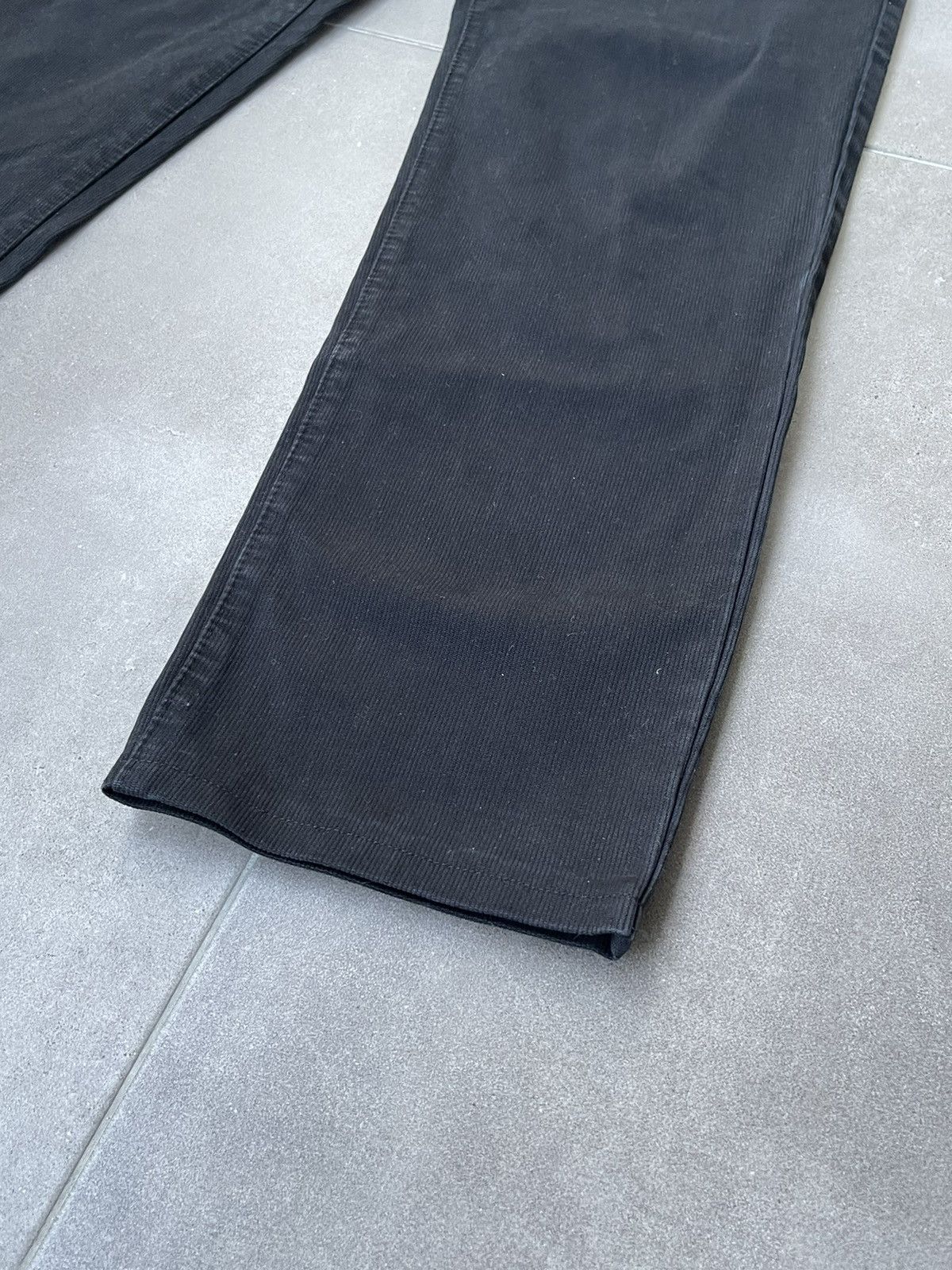 Versace Versace Jeans Couture High Rise Corduroy Black Denim Pants Size US 32 / EU 48 - 11 Thumbnail