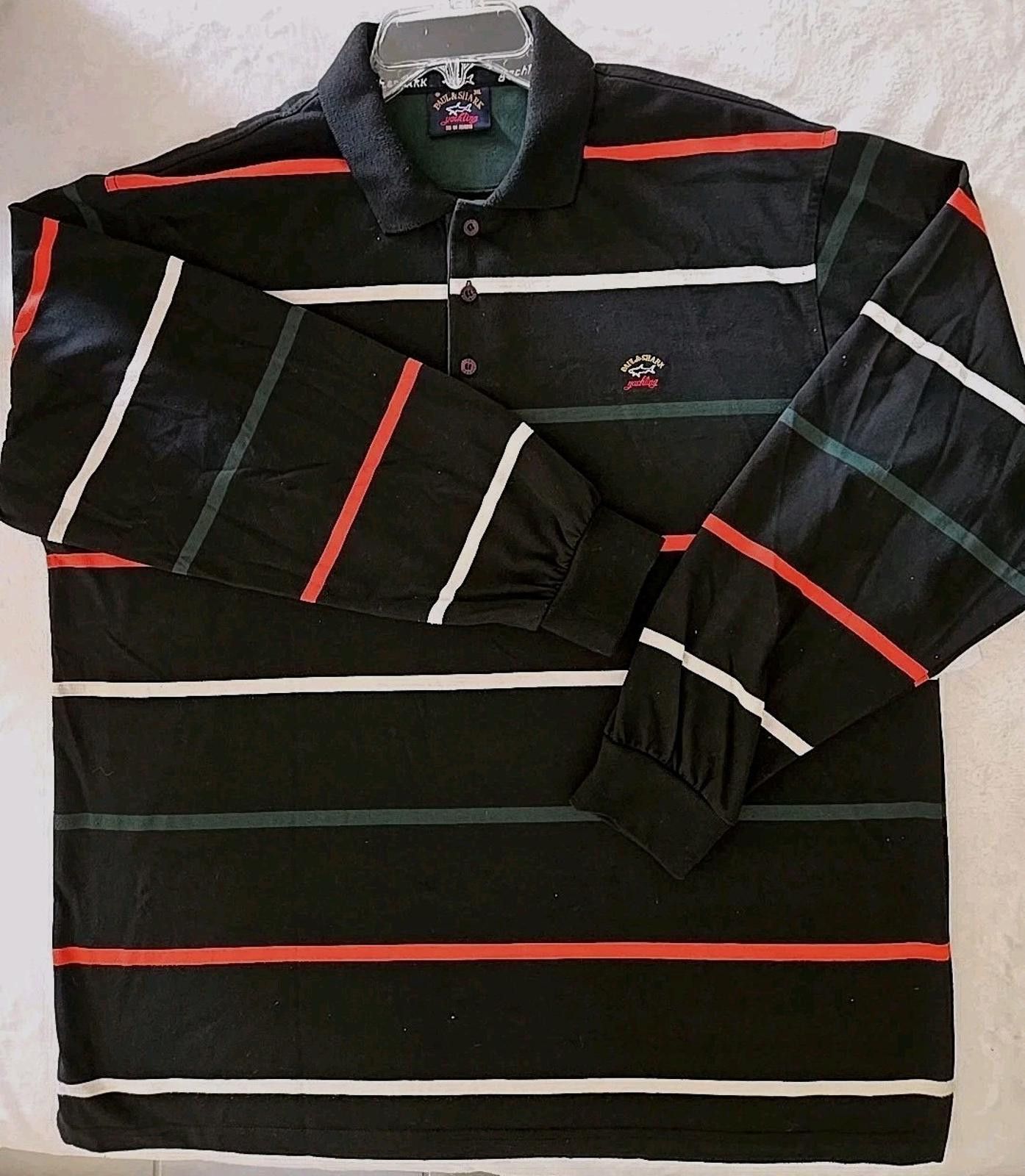 Paul & Shark Paul & Shark Mens 3XL Yachting Rugby Long Sleeve Polo Shirt Size US XXL / EU 58 / 5 - 1 Thumbnail