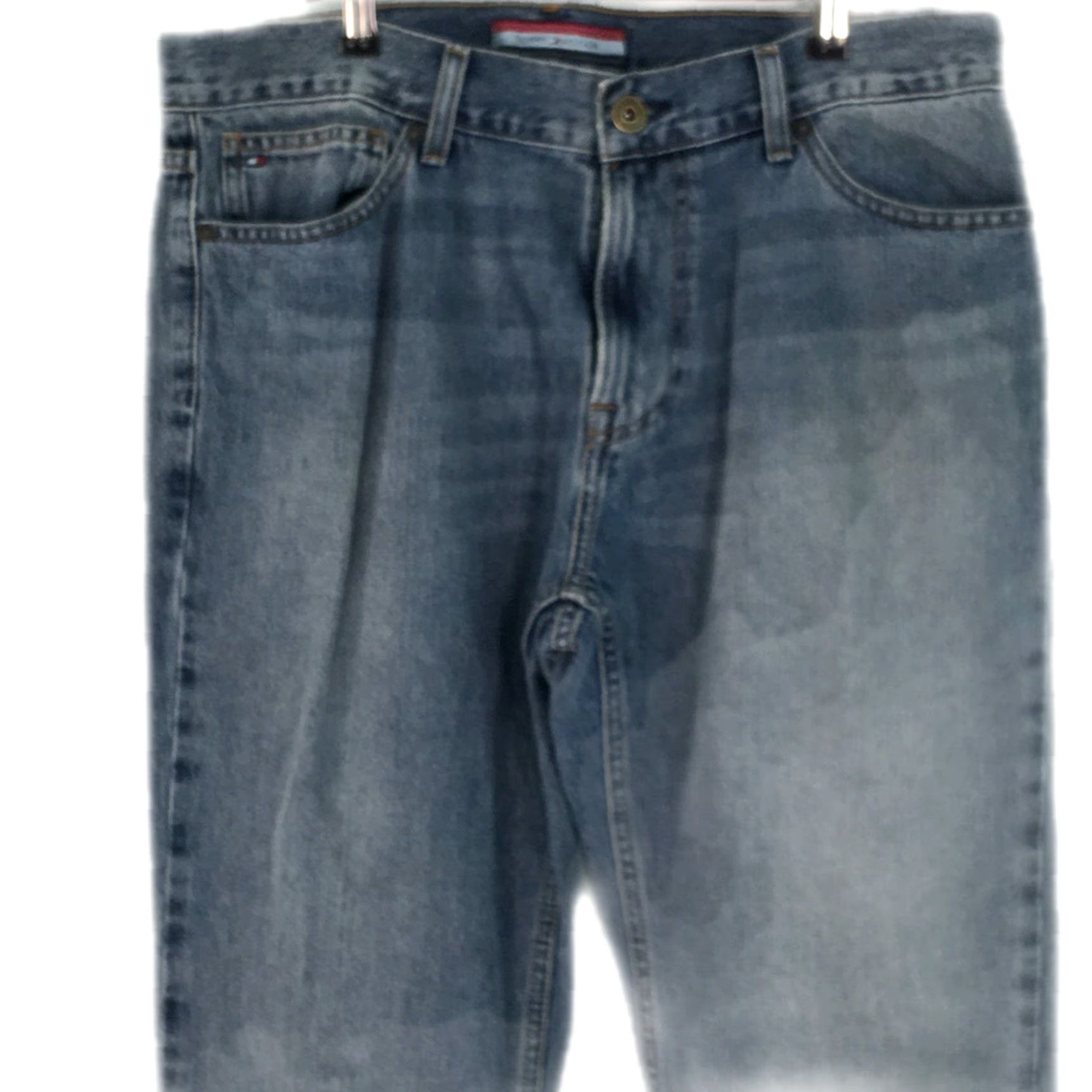 Tommy Hilfiger Tommy Hilfiger Men's Casual Straight Leg Jeans Blue 34x32 Regular Fit Size US 36 / EU 52 - 4 Thumbnail