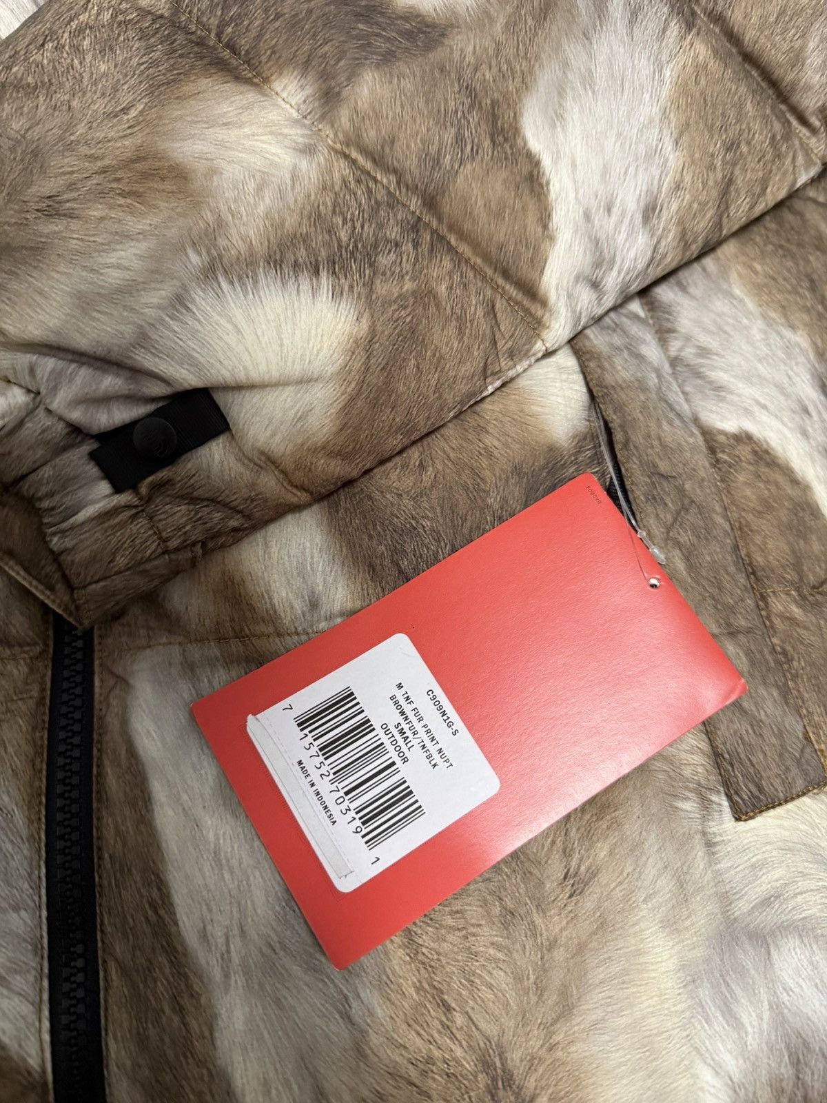 The North Face Supreme tnf North face Fur print nuptse jacket Size US S / EU 44-46 / 1 - 2 Thumbnail