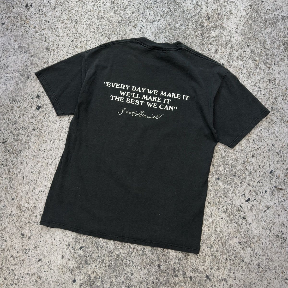 Vintage Vintage Faded Jack Daniels Whiskey Tee ERD Grunge Thrashed Size US L / EU 52-54 / 3 - 7 Thumbnail