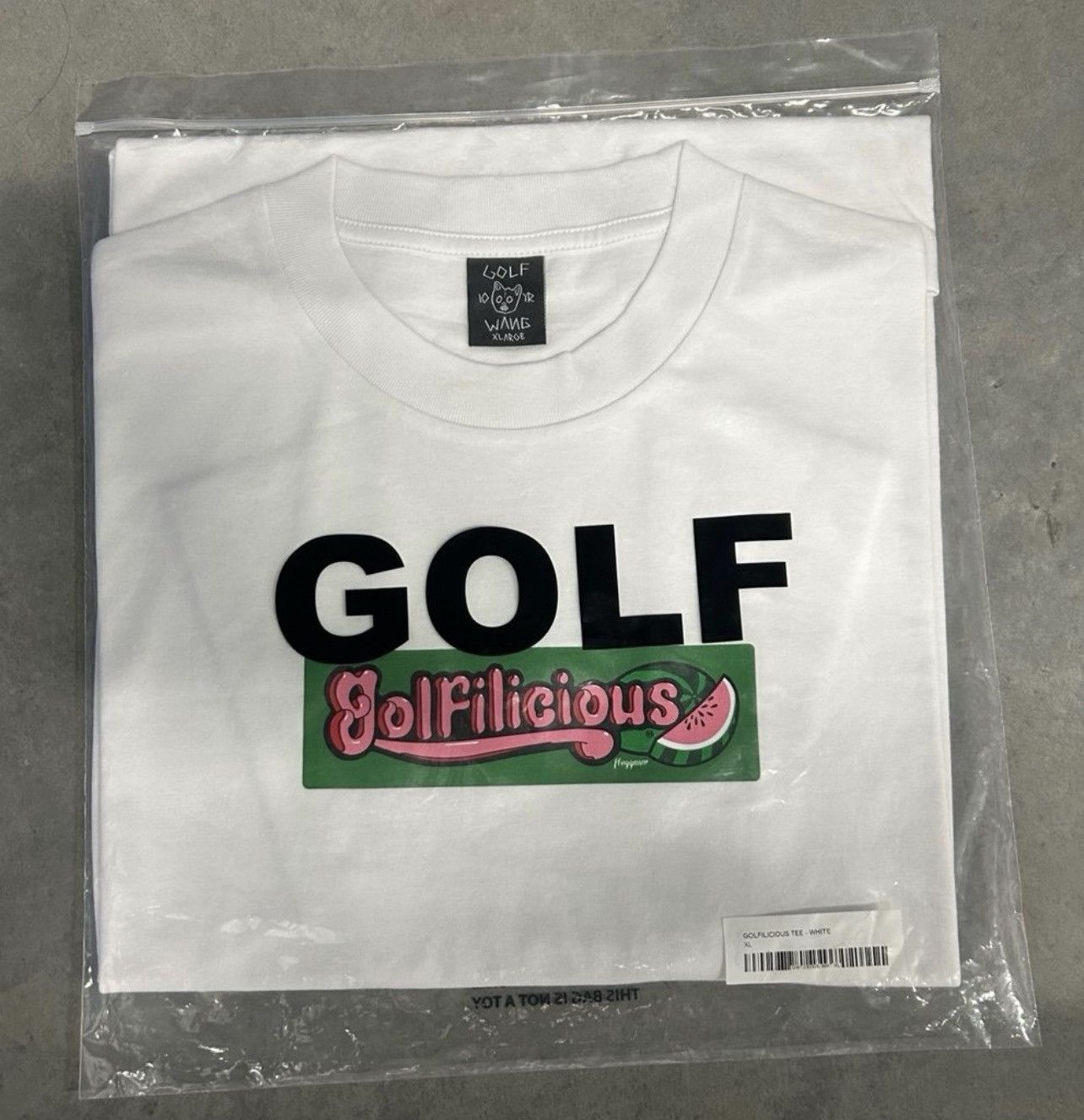 Golf Wang GOLFILICIOUS TEE (SIZE XL) (WHITE) - GOLF WANG Size US XL / EU 56 / 4 - 1 Preview