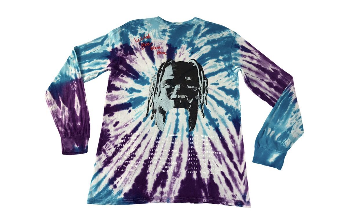 Band Tees Band Tees Astroworld Tour Travis Scott Long Sleeve S.Shirt Size US M / EU 48-50 / 2 - 2 Thumbnail