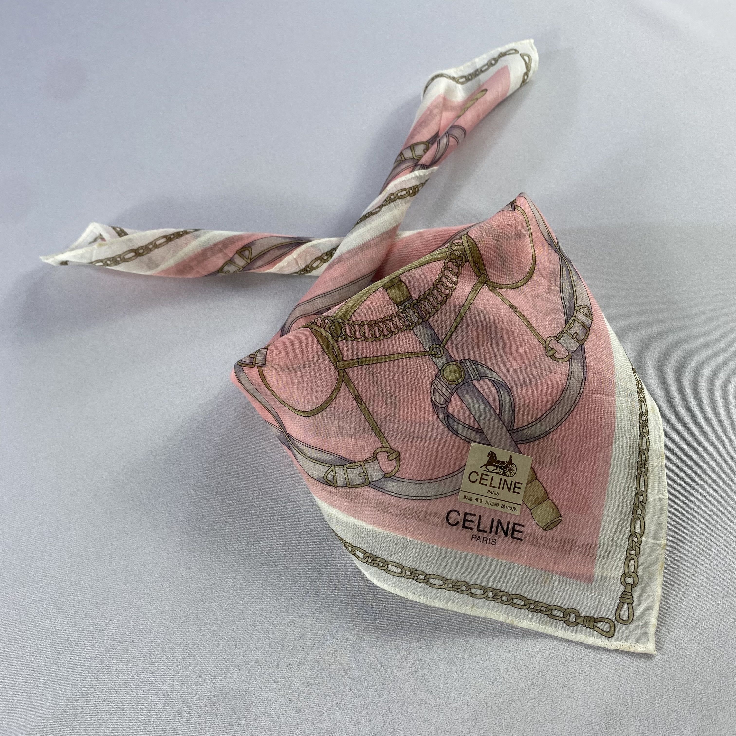 Celine × Vintage Celine Bandana/ Handkerchief / Neckerchief Size ONE SIZE - 2 Thumbnail