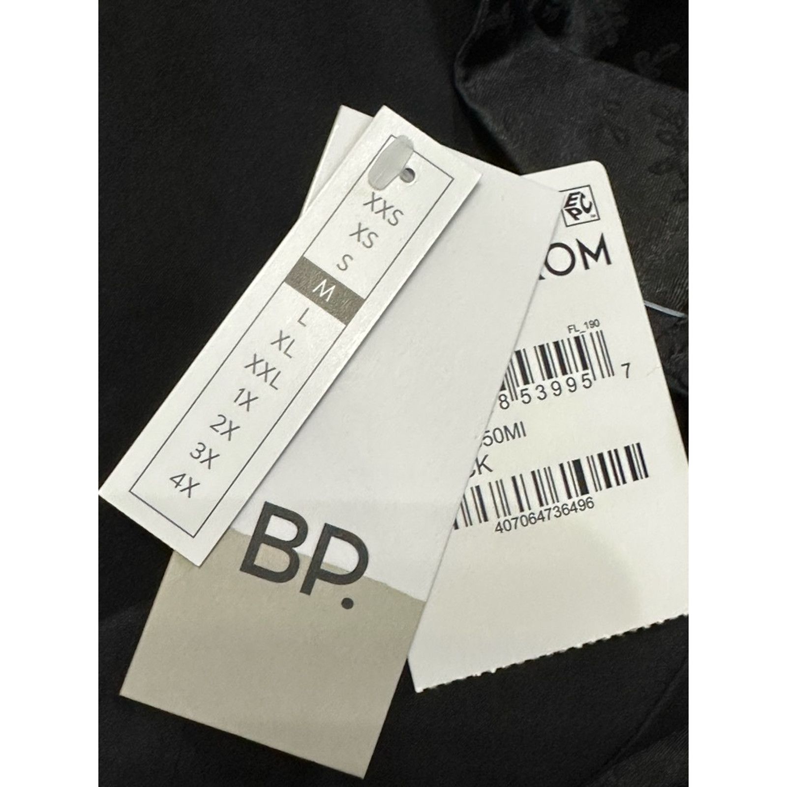 Other Bp Slip Dress Floral Jacquard Design Sleeveless Black Medium Size M / US 6-8 / IT 42-44 - 7 Thumbnail