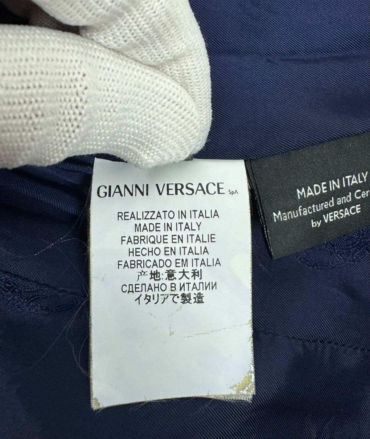 Versace Versace Wool Sheath Mini Dress Leather Decor size 44 Size M / US 6-8 / IT 42-44 - 17 Thumbnail
