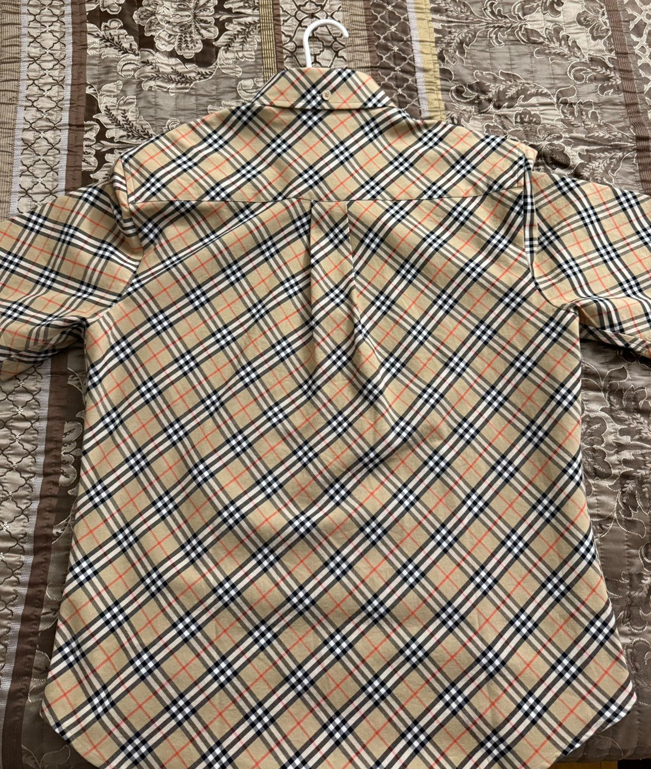 Burberry Burberry Check Short Sleeve Oxford Shirt Size US M / EU 48-50 / 2 - 8 Thumbnail