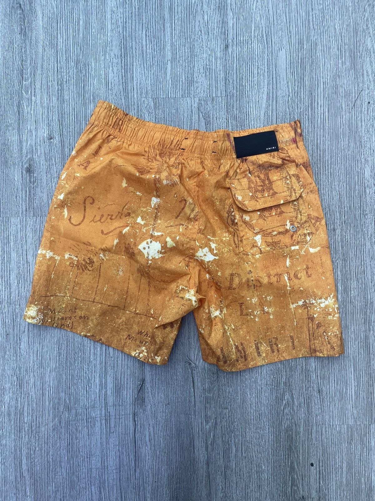 Amiri Amiri military specs swimtrunk (orange) Size US 28 / EU 44 - 2 Thumbnail