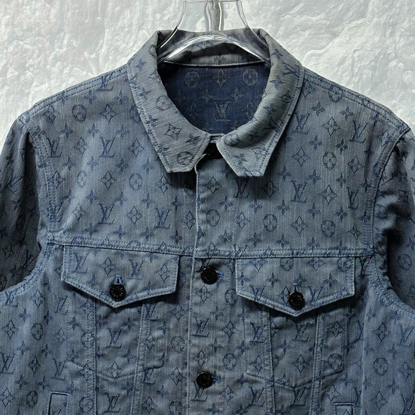 Louis Vuitton louis vuitton patterned denim jacket size 48 Size US M / EU 48-50 / 2 - 2 Thumbnail