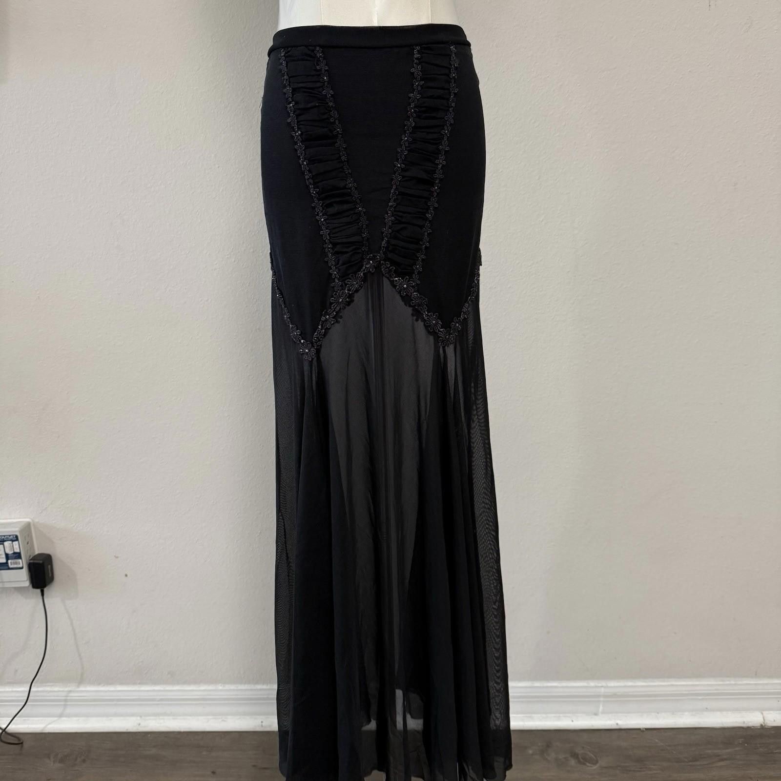 Bacco Bucci Baccio Italy y2k Whimsy Goth Fairy tube top/skirt small Size S / US 4 / IT 40 - 6 Thumbnail