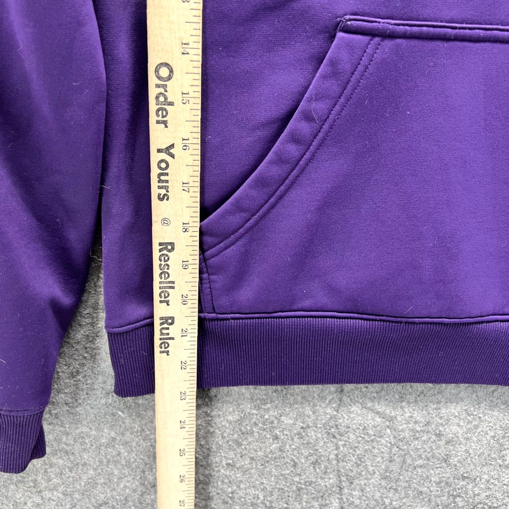Under Armour VINTAGE? No. Under Armour Sweater Women Small Purple Hooded UA Storm Sweatshirt Knit Shirt Mens Womens? Size S / US 4 / IT 40 - 6 Thumbnail