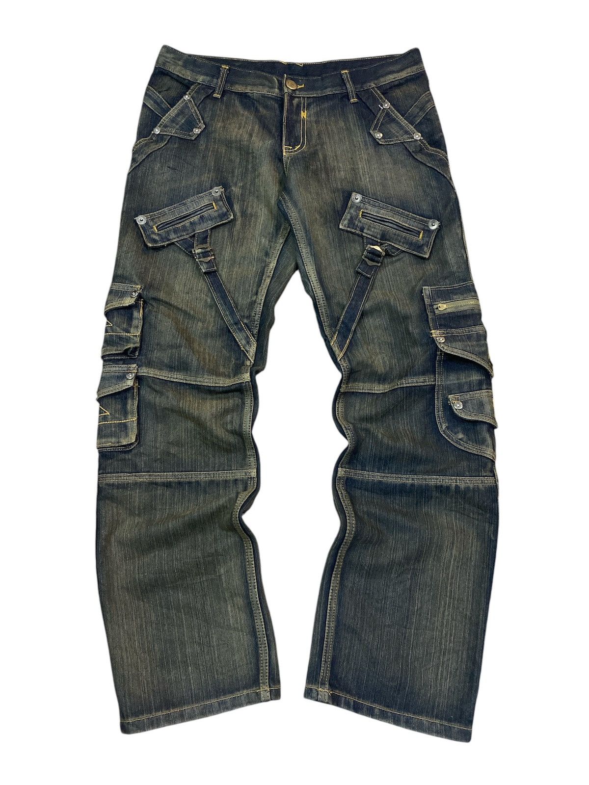 Japanese Brand Jeans De art Multipocket Jeans Size US 35 - 2 Thumbnail