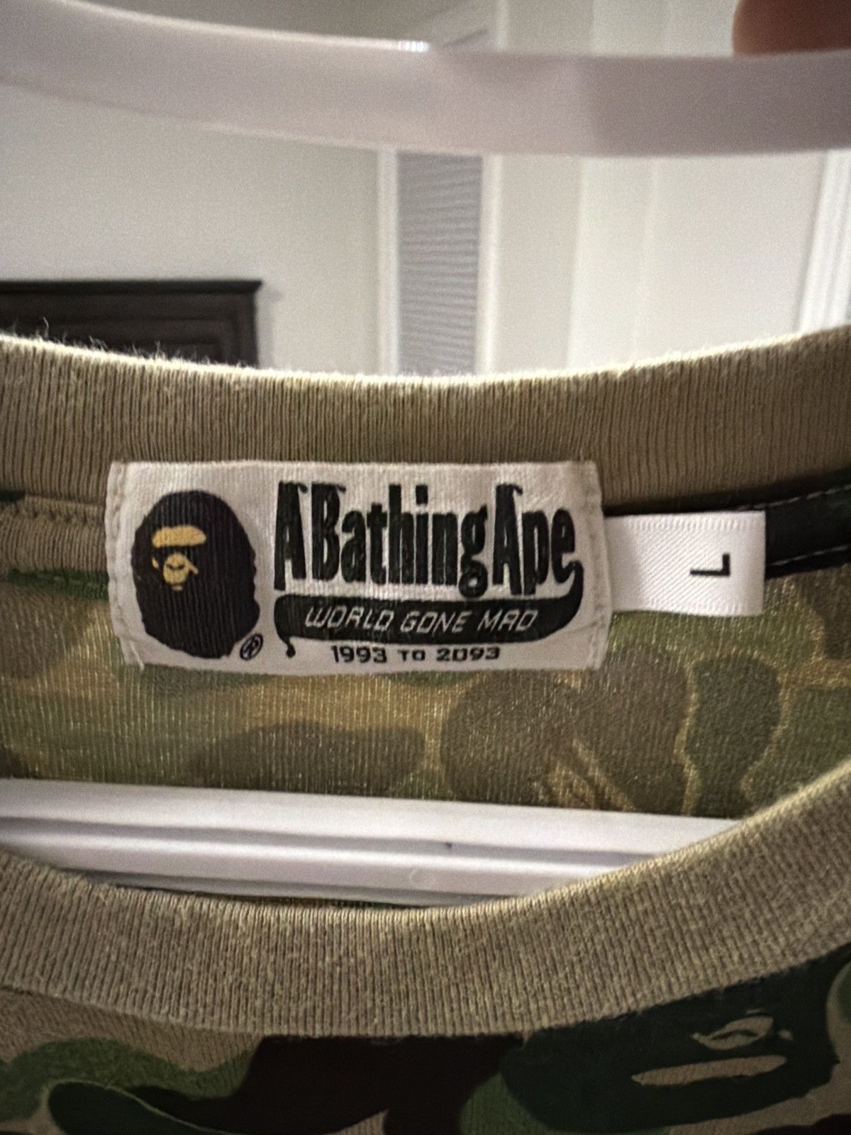 Bape Bape ABC Camo Shark Tee Size US L / EU 52-54 / 3 - 4 Thumbnail