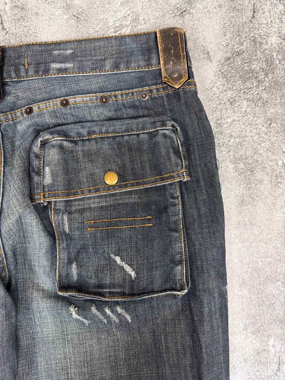 Other Kickdown Avant Garde Multipocket leather Pocket Men's Jeans Size US 34 / EU 50 - 10 Thumbnail
