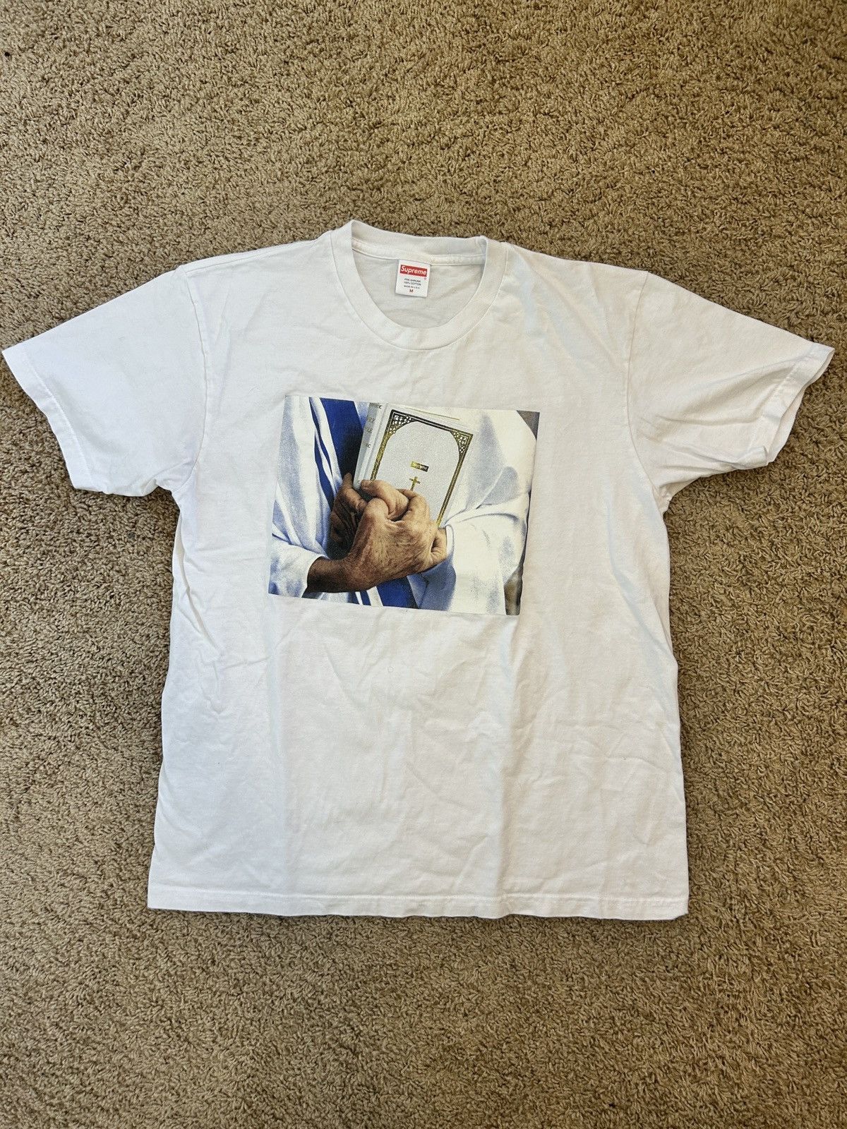 Supreme Bible Tee | Grailed