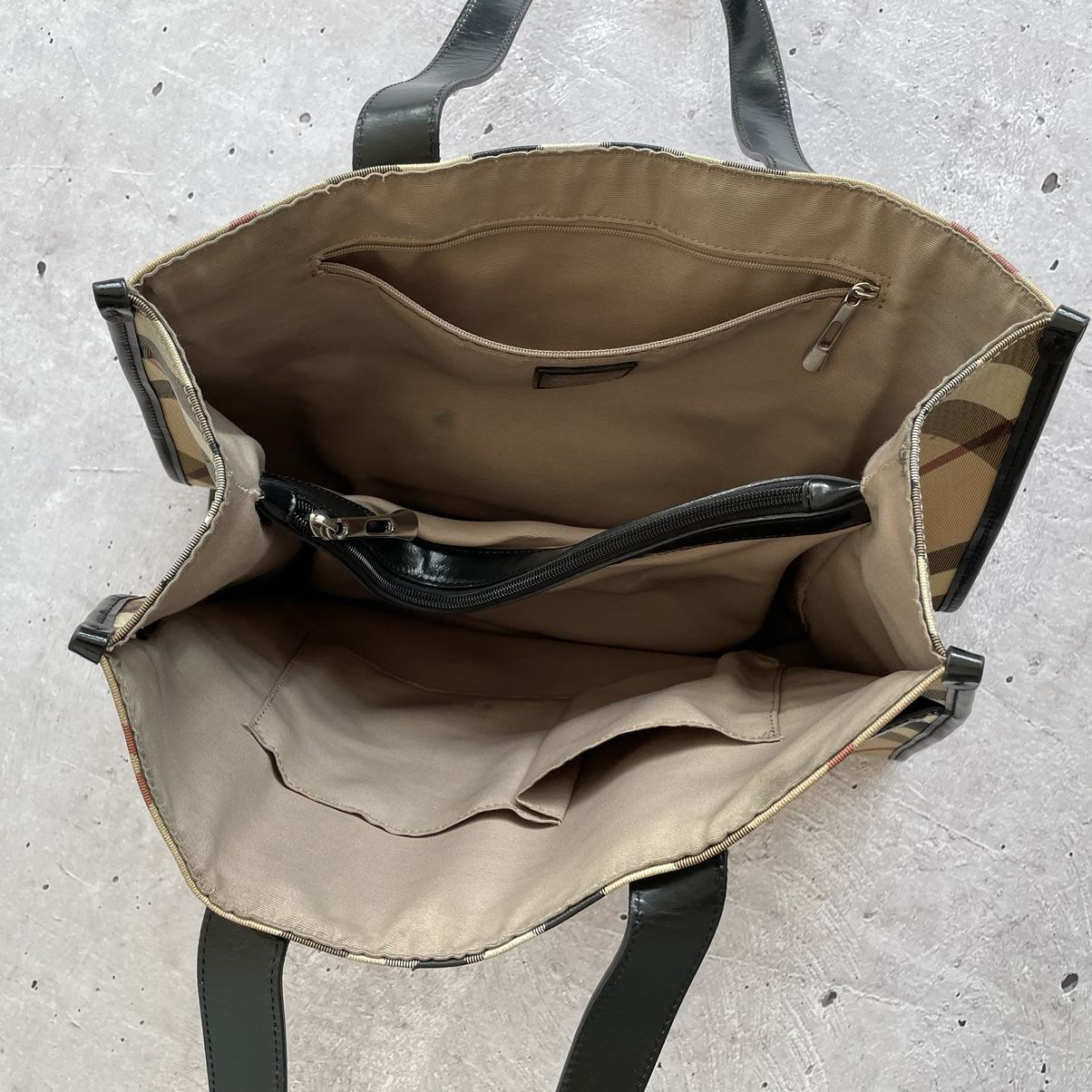 Burberry × Vintage RARE Burberry monogram handle bag y2k Size ONE SIZE - 8 Thumbnail