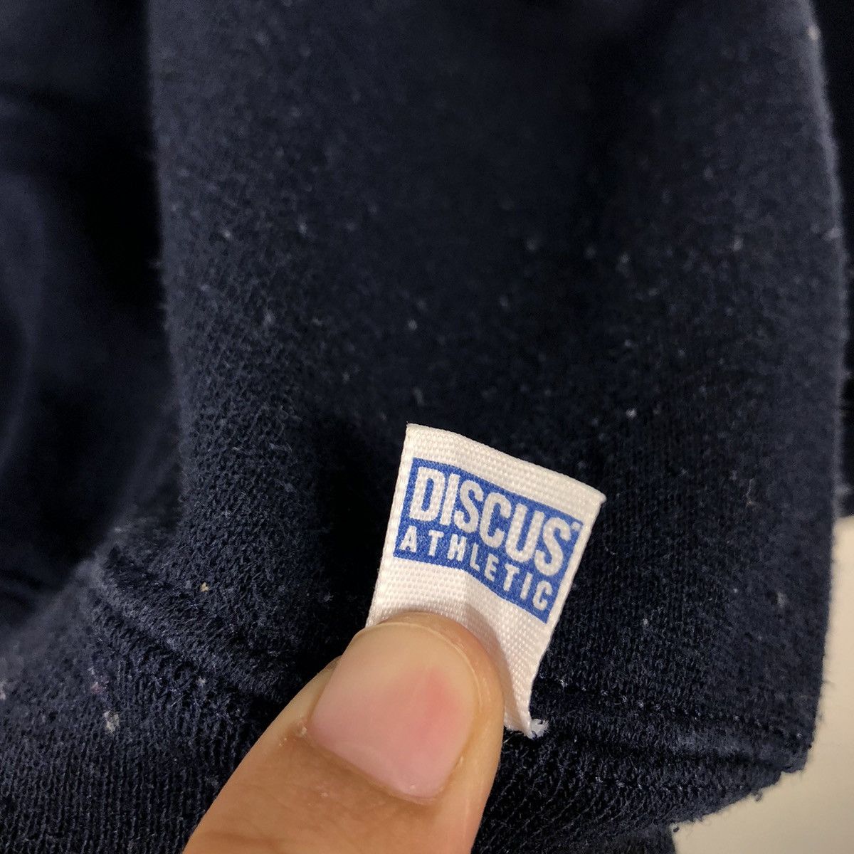 Japanese Brand 📌Rich Blue Vintage Sweatshirt Discus Athletic Size US L / EU 52-54 / 3 - 14 Thumbnail