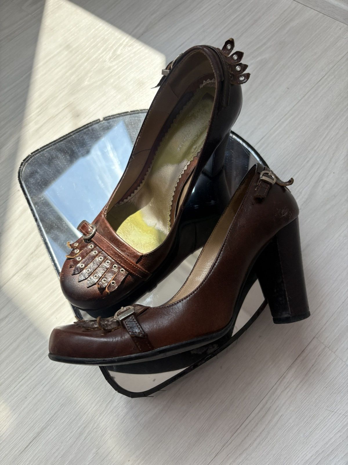 Vintage y2k italian heels Size US 7 / IT 37 - 1 Thumbnail