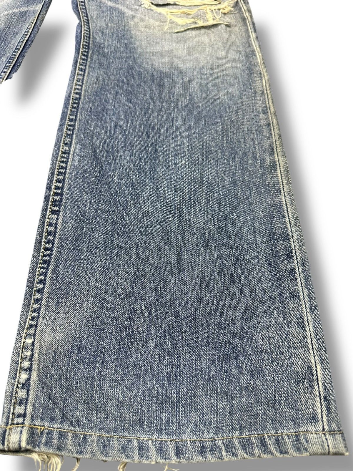 Japanese Brand Distressed Levi's 503 Vintage Baggy Wideleg Style Faded Size US 32 / EU 48 - 12 Thumbnail