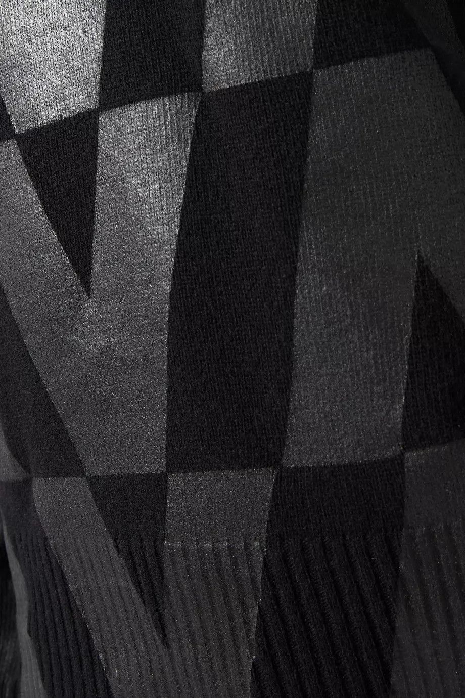 Valentino o1y0525 Logo Sweater in Black/Lead Size US M / EU 48-50 / 2 - 2 Thumbnail