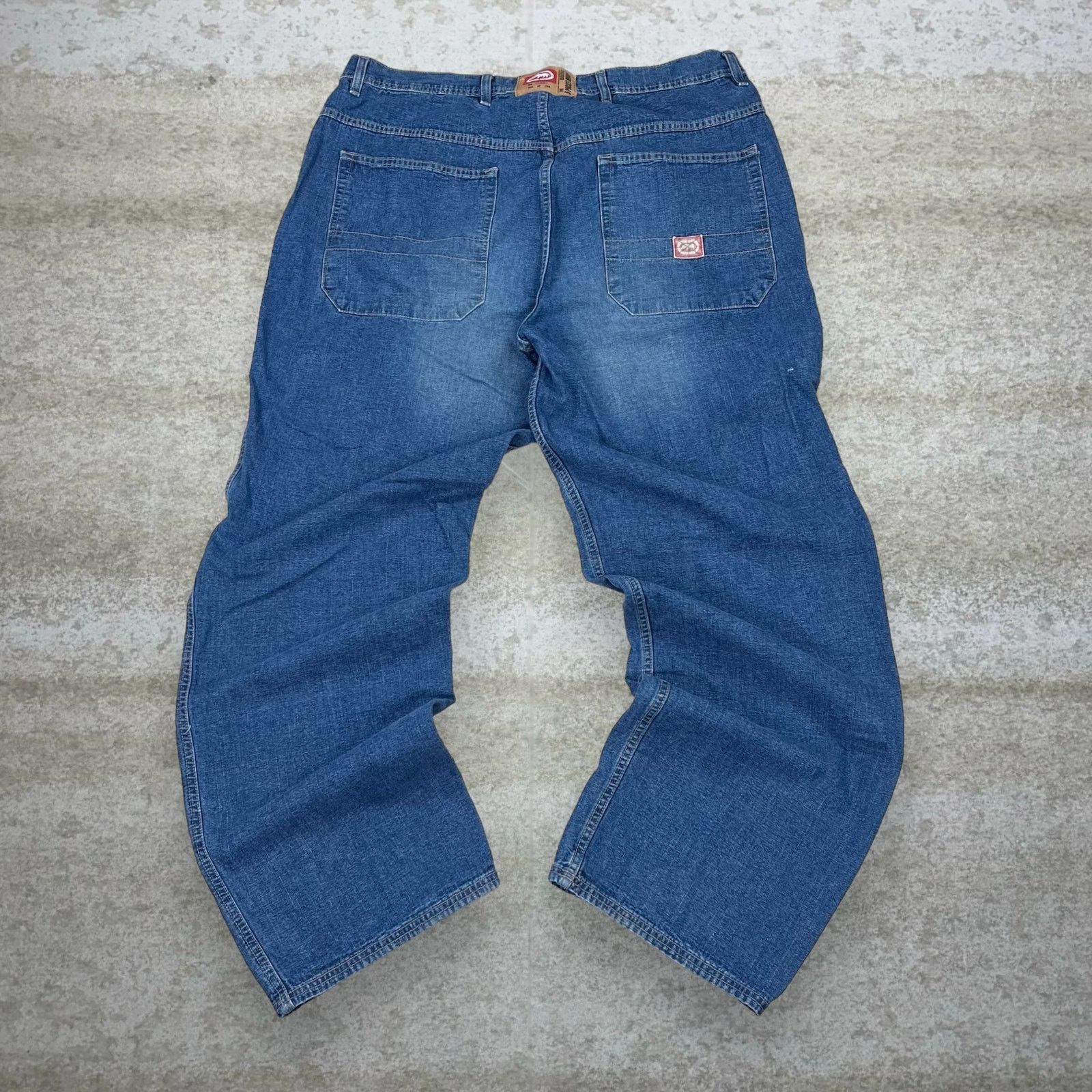 Ecko Unltd. Vintage Y2K Ecko Skater Wide Leg Jeans 40x34 Baggy Dark Wash Size US 40 / EU 56 - 1 Thumbnail