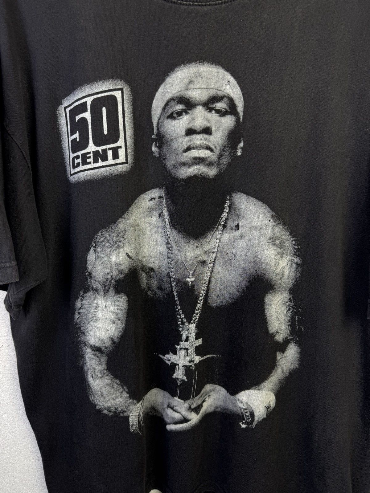 50 Cent Vintage 50 Cent Raptees Photo Tee Size US XL / EU 56 / 4 - 3 Thumbnail