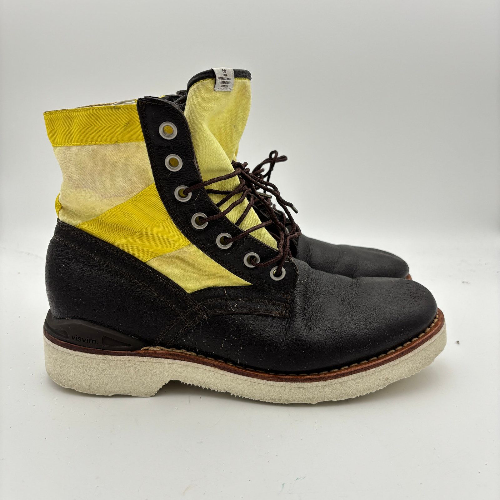 Visvim Visvim 7-Hole '73 Folk Yellow Boots Men's 12 Handmade Size US 12 / EU 45 - 3 Thumbnail