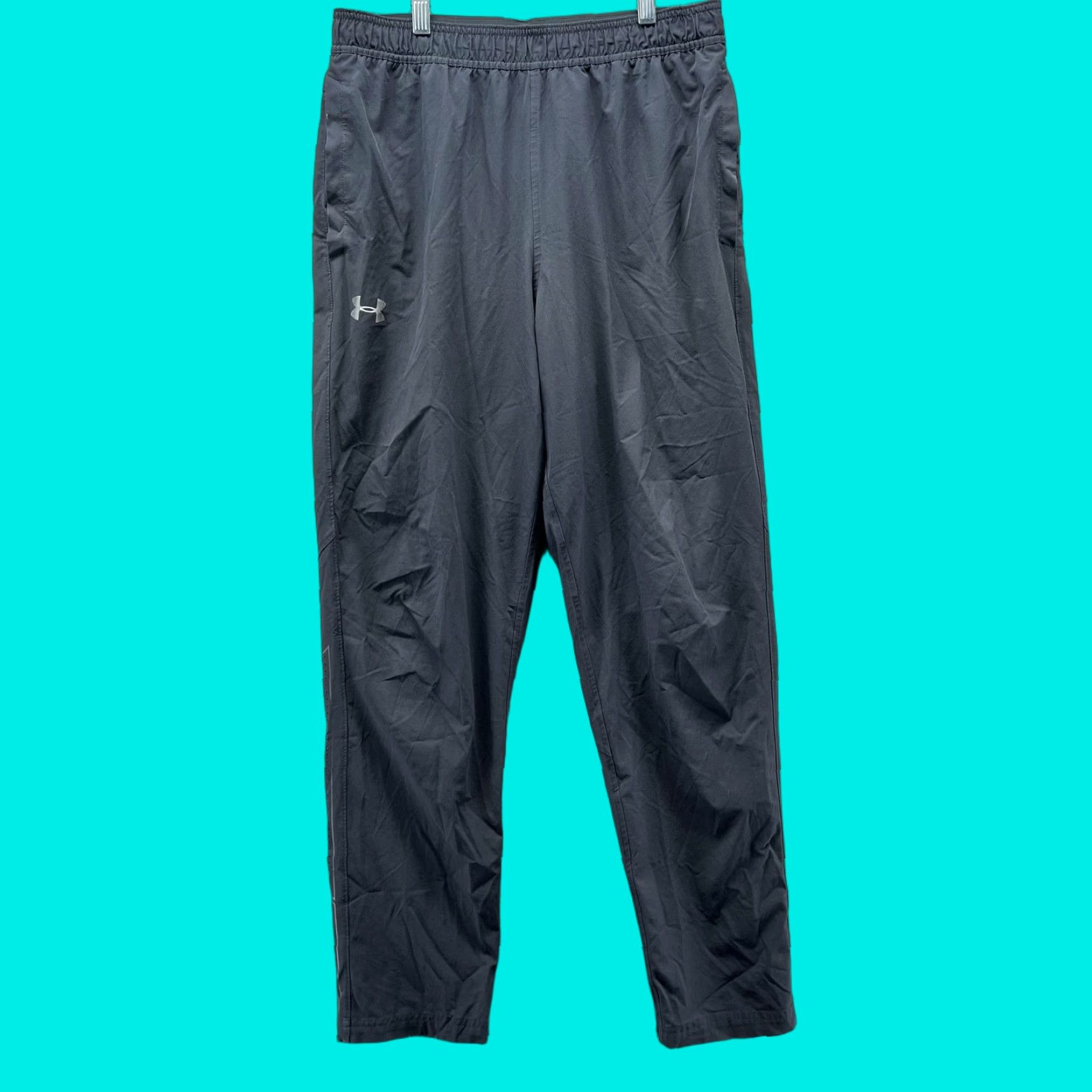 Under Armour Under Armour Pants Mens Large Black HeatGear Fitted Track Running Size US 33 - 1 Thumbnail