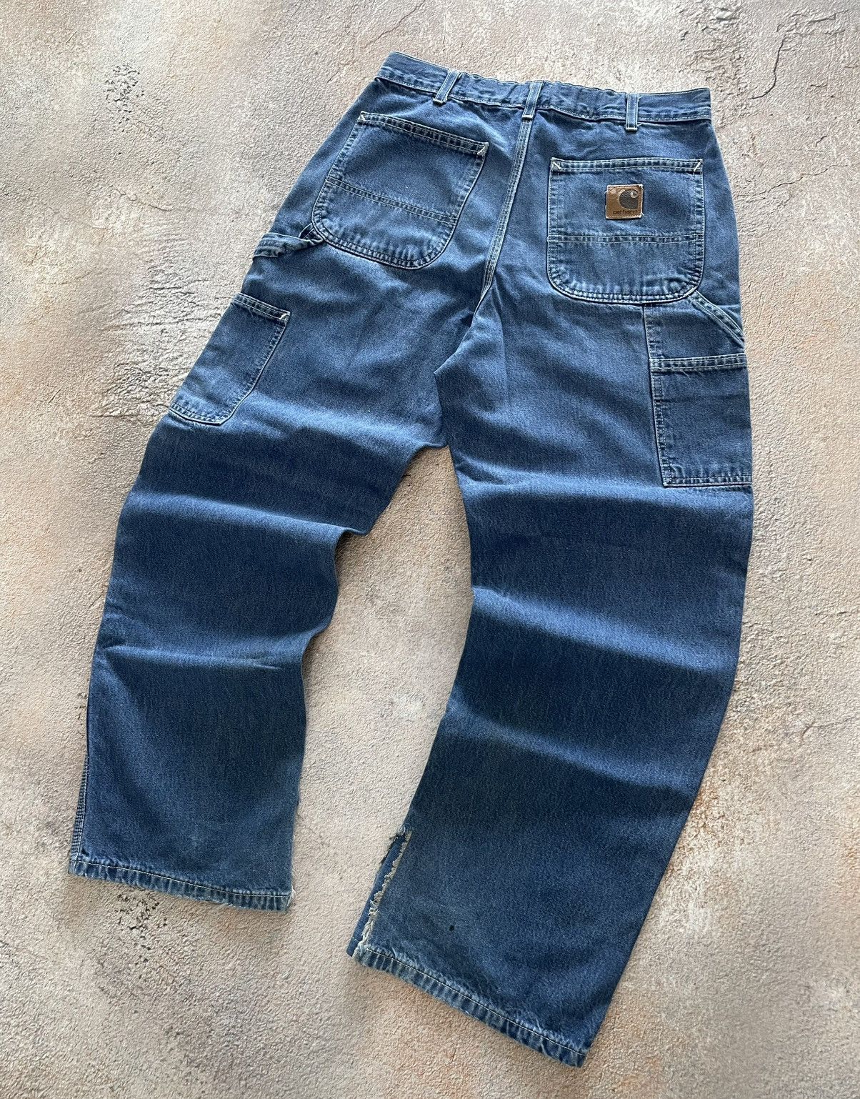 Carhartt Vintage Carhartt Double Knee Distressed Baggy Denim Jeans Size US 32 / EU 48 - 2 Thumbnail