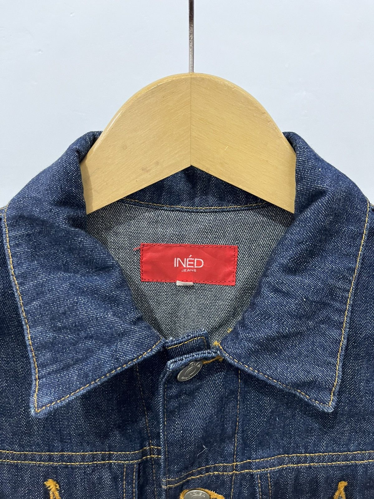 Yohji Yamamoto INED YOHJI YAMAMOTO TYPE2 DENIM JACKET Size US S / EU 44-46 / 1 - 3 Thumbnail