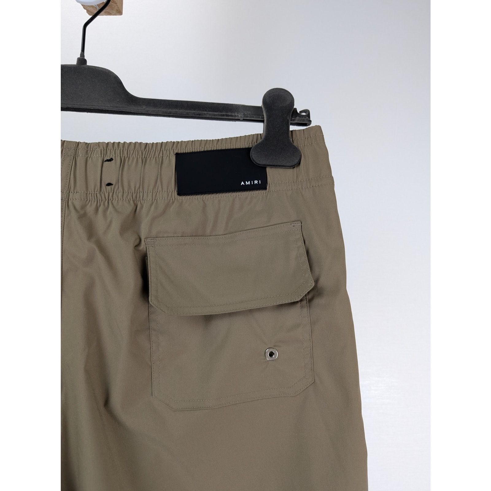 Amiri o1rshd1 Core Logo Swim Trunks Shorts in Tan Size US 32 / EU 48 - 9 Thumbnail