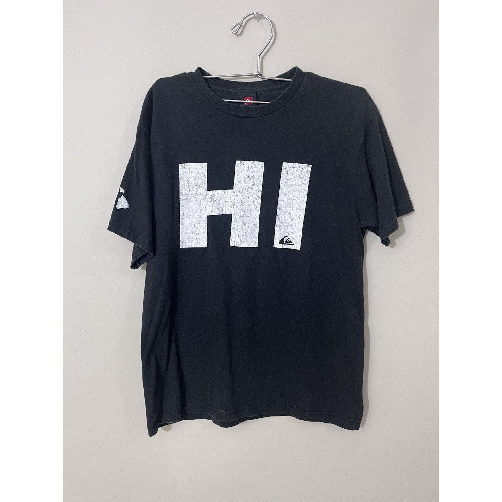 Quiksilver Vintage Y2K Quiksilver Black Short Sleeve Hawaii “HI” Tee M Size US M / EU 48-50 / 2 - 1 Thumbnail
