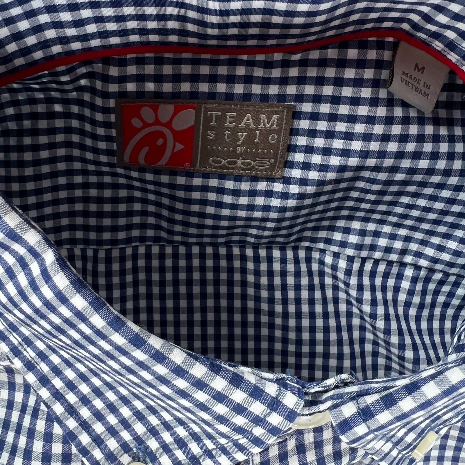 Other Chick-Fil-A Manager Long Sleeve Button Up Shirt Men M Chic U Size US M / EU 48-50 / 2 - 3 Thumbnail