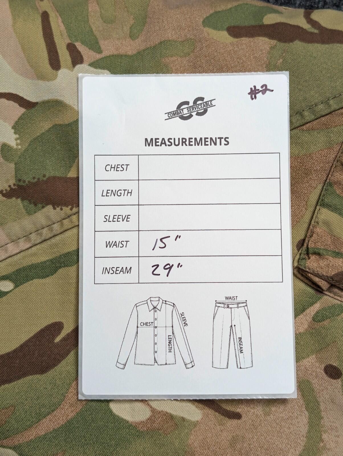 Other British Army MTP PCS Warm Weather Combat Pants - 32x30 Size ONE SIZE - 4 Thumbnail