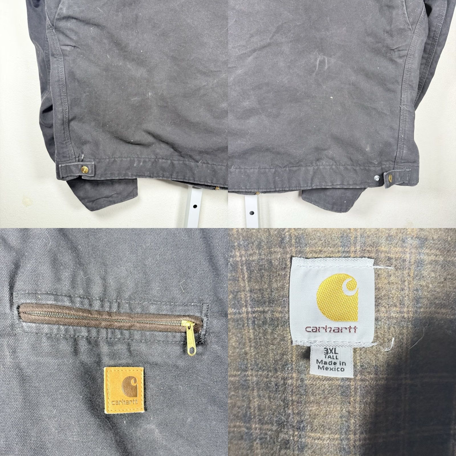 Carhartt VINTAGE Carhartt J97 Blk Size 3XL Tall Detroit Jacket Bomber Shirt Mens Size US XXL / EU 58 / 5 - 9 Thumbnail